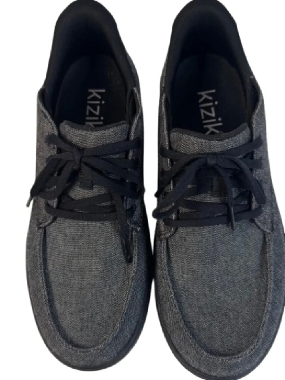 Kizik Men's Black Heather Porto Casual Lace-Up Sneaker